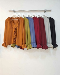 [CEY] Blusa cuello volados en internet