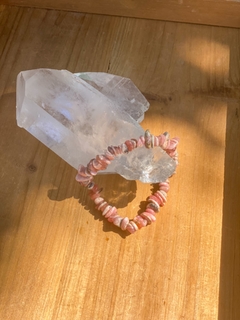 Pulseira Cascalho Rodocrosita