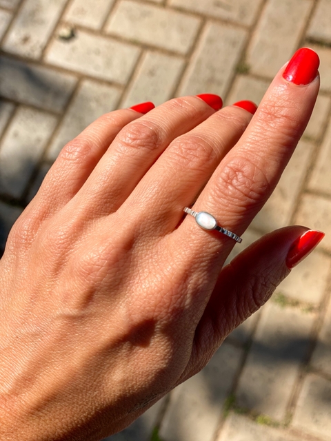 Anel De Madrepérola