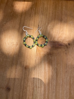 Brinco Flora Peridoto + Hematita - comprar online