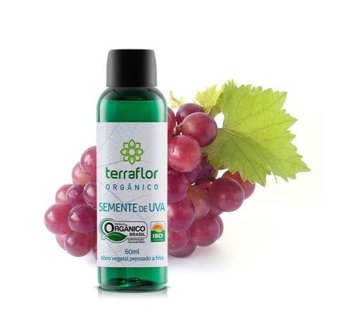Óleo de Semente de Uva Orgânico Terra Flor
