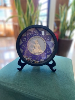 Mandala Buda Citrino e Cristais - comprar online
