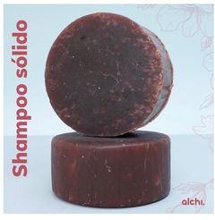 Shampoo Sólido Nutritivo Hibisco e Argan Alchi 80g - comprar online