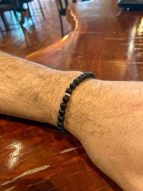 Pulseira de Ônix Masculina