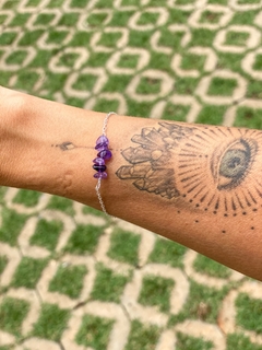 Pulseira Prata Ametista