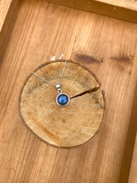 Pingente Labradorita Círculo