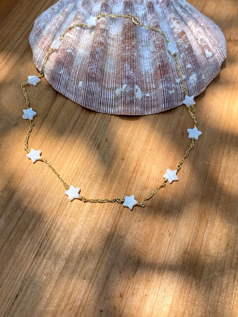 Choker Star Banhado a ouro 18k