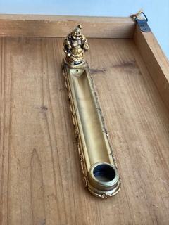 Incensário Buda Sorridente Dourado