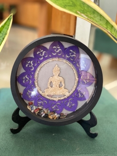 Mandala Buda Citrino e Cristais na internet