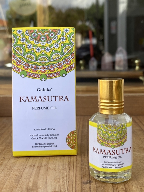 Óleo Perfumado Indiano Goloka Kamasutra Aumento do Libido 10ml para Pele e Difusor - comprar online