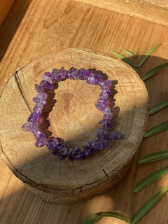 Pulseira Cascalho Ametista