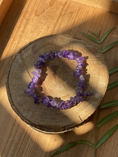 Pulseira Cascalho Ametista - comprar online