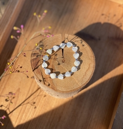Pulseira Coração de Madrepérola com Hematita - comprar online