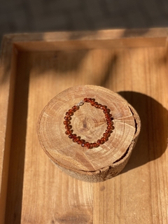 Pulseira Âmbar Cognac