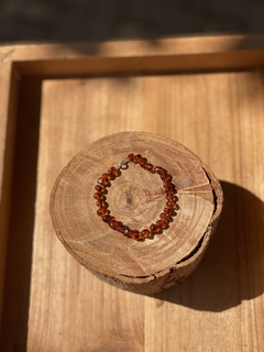 Pulseira Âmbar Cognac - Flor do Mar