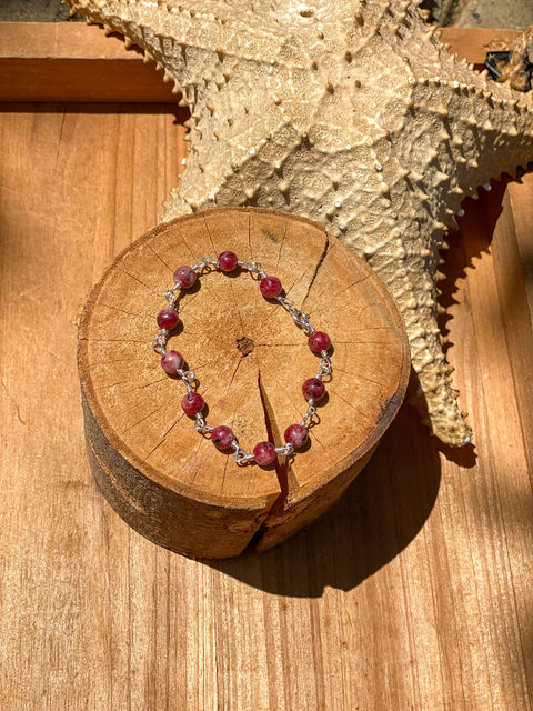 Pulseira Jade Cereja