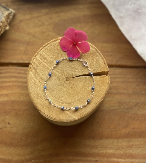 Pulseira Esferas Lápis-lazúli