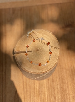 Pulseira Âmbar Cognac - Prata 925 - comprar online