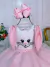 Vestido Infantil Coelhinho Saia C/ Glitter Luxo - comprar online