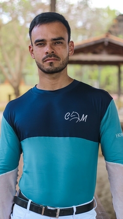 Camisa Hipismo Treino Manga Longa com Logo da sua Equipe Horse SA - comprar online