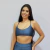 Fitness: Top Essencial Azul Porcelana - comprar online