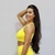 Fitness: Cropped Leveza Amarelo - comprar online