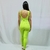 Fitness: Cropped Glamour Verde Maça - loja online