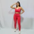 Fitness: Legging Glamour Vermelha