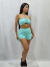 Fitness: Short Ousadia Verde Água na internet