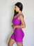 Fitness: Cropped Básico - Violeta - Carvalio