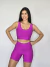 Fitness: Cropped Básico - Violeta - comprar online