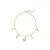 Pulseira Infantil Sol Lua e Estrela Cravejados