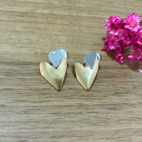 Brinco 2 Corações Mistura de Banhos