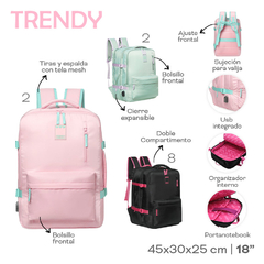 Mochila de Viaje TRENDY (19117) - comprar online