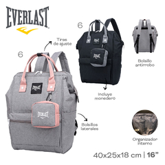 Mochila Boca de Pez Everlast (22332) - comprar online