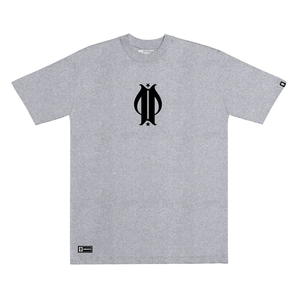 CAMISETA CLASSIC LOGO CINZA