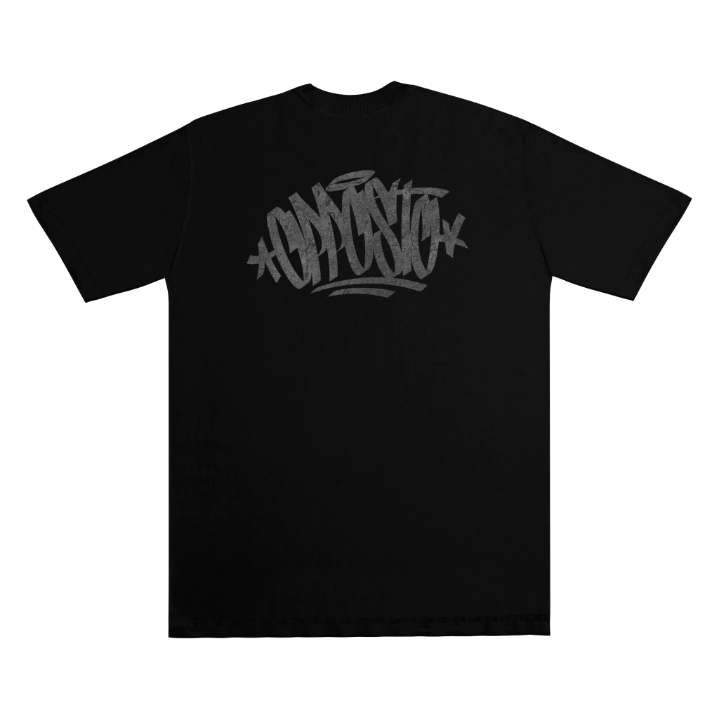 CAMISETA CONCRET TAG PRETA