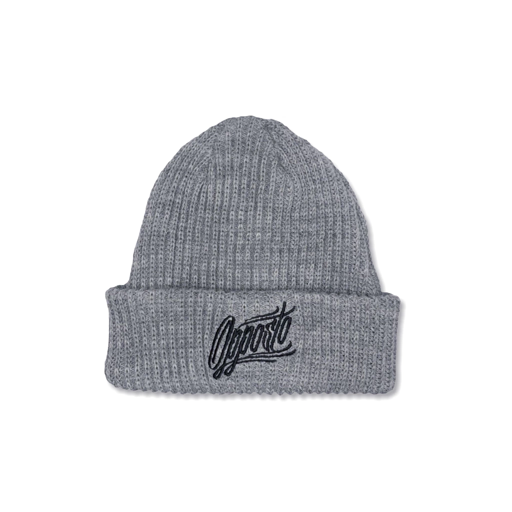 GORRO MARKER CALLIGRAPHY CINZA CLARO