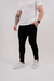 CALÇA ALFAIATARIA SARJA AJUSTÁVEL PRETA OF:728 - loja online