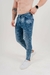CALÇA SKINNY JEANS CASUAL MARMORIZADA / - Caunt Jeans Atacado