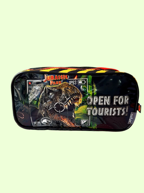 CARTUCHERA 2 CIERRES JURASSIC PARK
