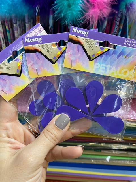 BANDERITAS REMOVIBLES PETALOS