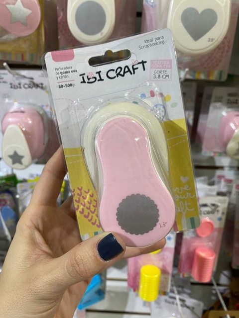 Perforadora de goma eva y cartón (1.5") Ibi Craft