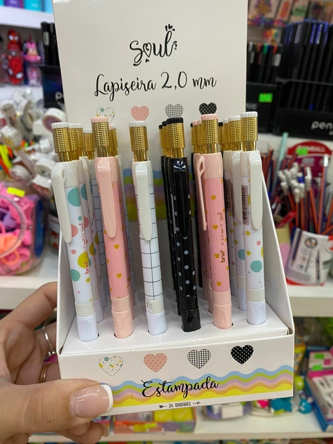 LAPIZ PORTAMINA DE 2,0 MM ESTAMPADO