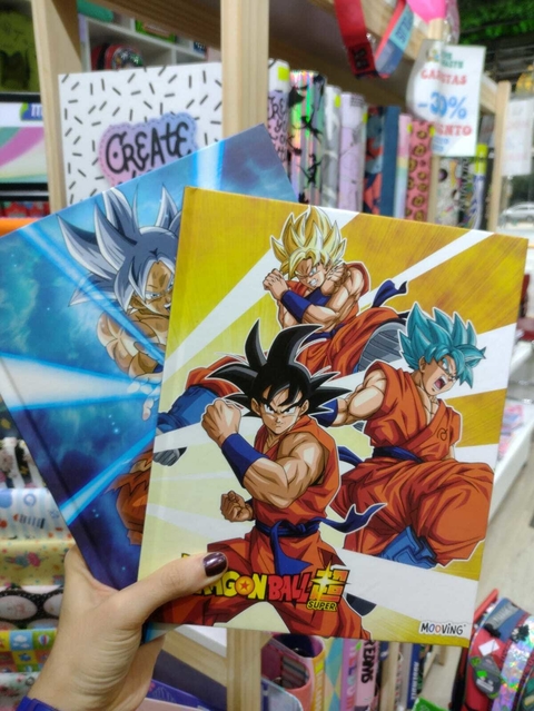 CUADERNO MOOVING T. DURA 19,5 X 24 X 48 HJS. RAYADO DRAGON BALL
