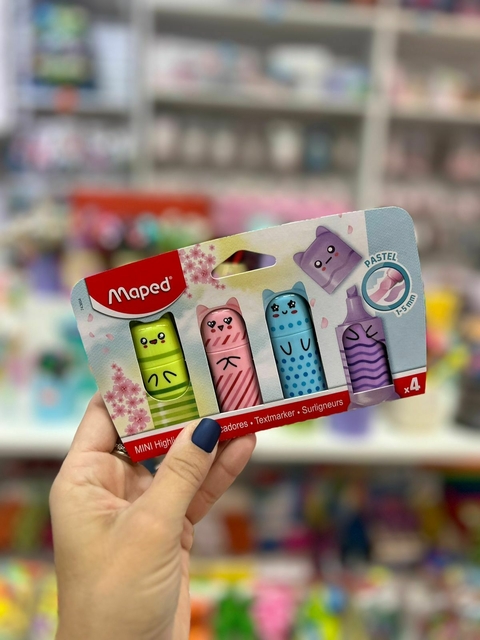 RESALTADORES PASTEL MINI CUTE X 4