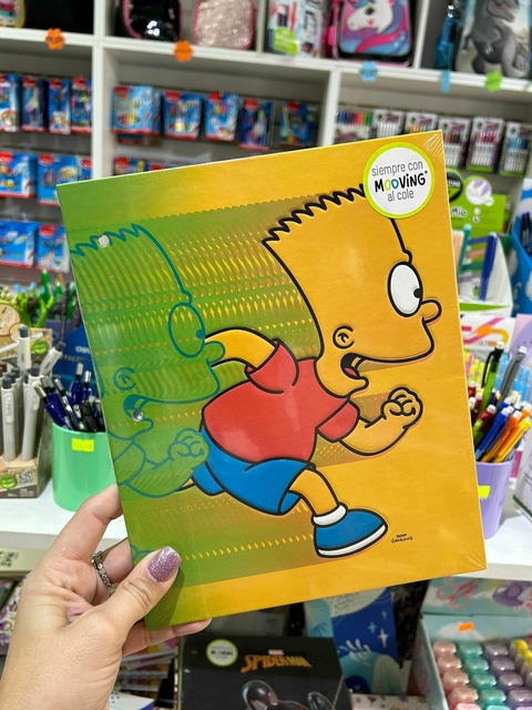 CARPETA MOOVING Nº 3 CARTONE SIMPSONS