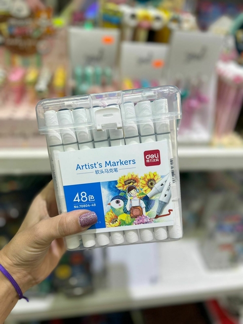 MARCADOR PUNTA PINCEL/BISELADA