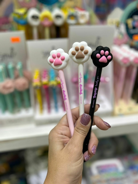 BOLIGRAFO BORRABLE PATITA GATO