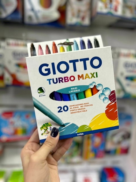 MARCADORES GIOTTO TURBO MAXI X 20